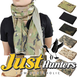 Mesh Tactical Camouflage Scarf Veil Neckerchief for Hunting and Outdoor 