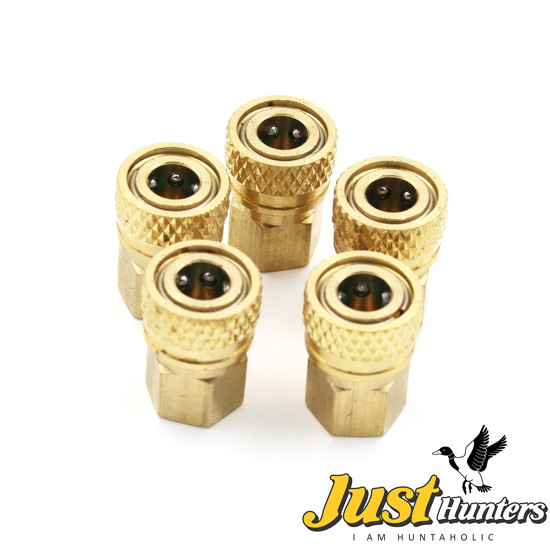 PCP Airforce Paintball Quick Coupler Connector Quick Disconnect Copper M10 Thread For Air Socket Connection