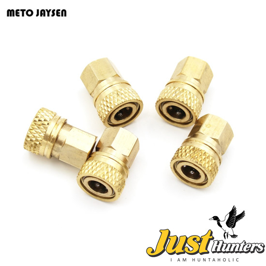 PCP Airforce Paintball Quick Coupler Connector Quick Disconnect Copper M10 Thread For Air Socket Connection