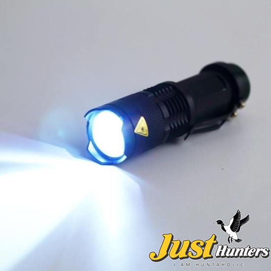 LED Flashlight XML-T6 Tactical flashlight + Q5 Mini Torch Lanterna Zoomable Waterproof Flashlight