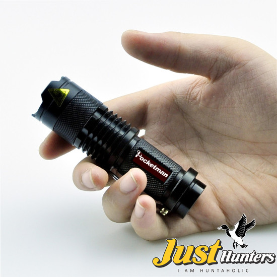 LED Flashlight XML-T6 Tactical flashlight + Q5 Mini Torch Lanterna Zoomable Waterproof Flashlight