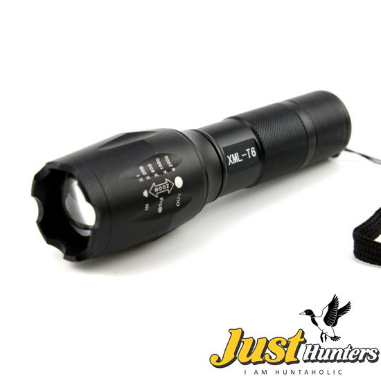 LED Flashlight XML-T6 Tactical flashlight + Q5 Mini Torch Lanterna Zoomable Waterproof Flashlight