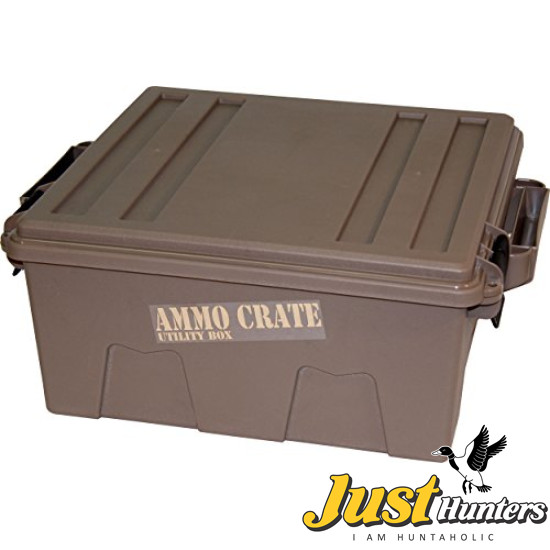 MTM ACR8-72 Ammo Crate Utility Box with 7.25" Deep, Large, Dark Earth