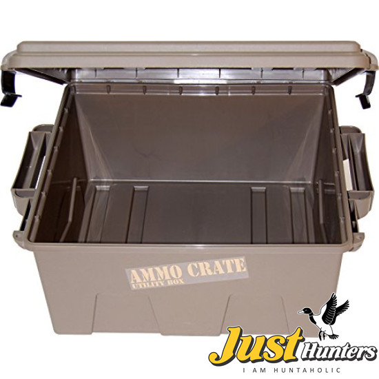 MTM ACR8-72 Ammo Crate Utility Box with 7.25" Deep, Large, Dark Earth