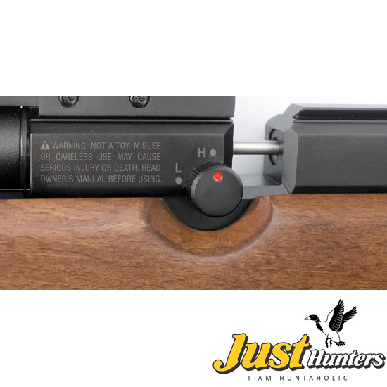 NOVA VISTA ALPHA HP-900 WOOD PCP AIR RIFLE .22 Cal