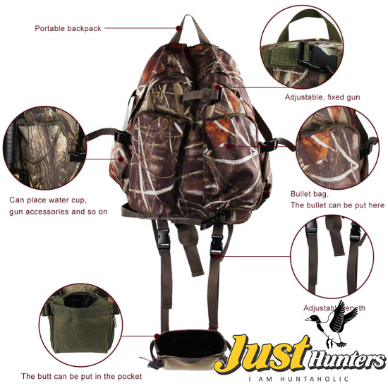 Realtree Back Pack With Gun Holder