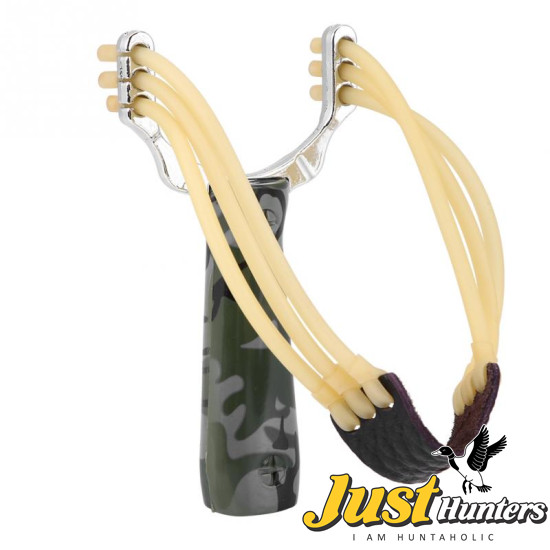 Powerful Slingshot Alloy Rubber Hunting Slingshot