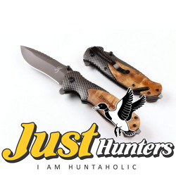 Browning X50 Tactical Wood Folding Hunting Knife