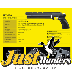 Artemis PP700 SA PCP Pistol