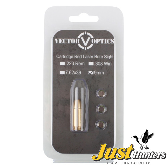 Vector Optics 9mm Cartridge Red Laser Bore Sighter