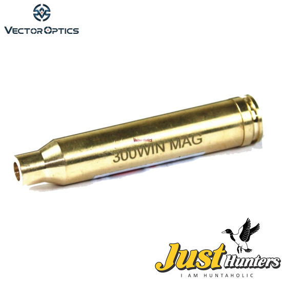 Vector Optics .300 Winchester Magnum Caliber Cartridge Rifle Red Laser Bore Sight 300WIN Boresighter