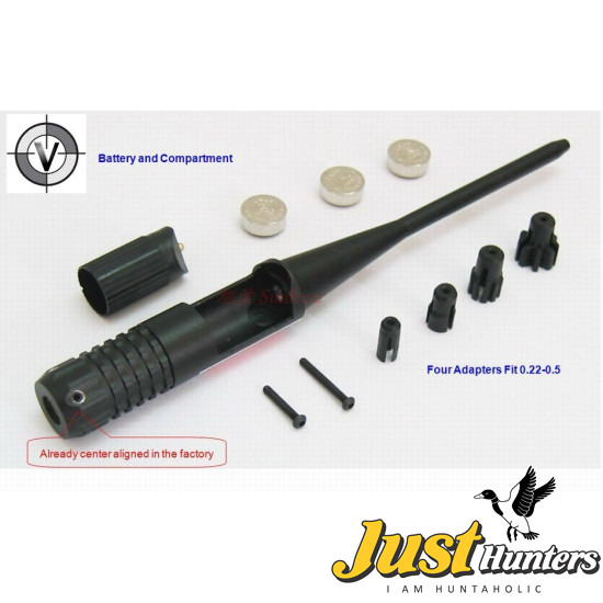 Vector Optics Red Laser Bore Sighter For any 0.22 to 0.50
