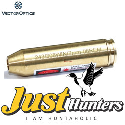 Vector Optics .243 .308 Win. 7.62x51 mm 7mm-08 Rem Cartridge Red Laser Bore Sighter
