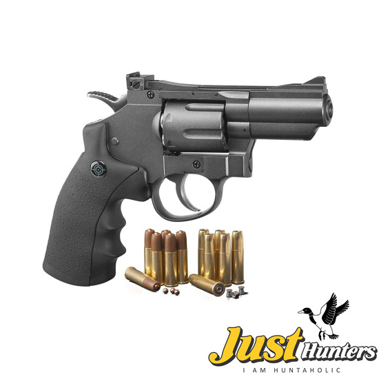 Crosman SNR357 CO2 Powered, Dual Ammo Full Metal Snub Nose Air Revolver