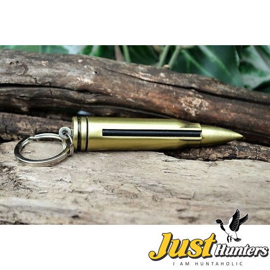 Bullet Shape Fire Starter Lighter - Camping Survival Gear Key Ring