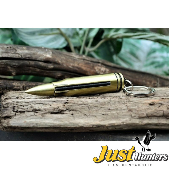 Bullet Shape Fire Starter Lighter - Camping Survival Gear Key Ring