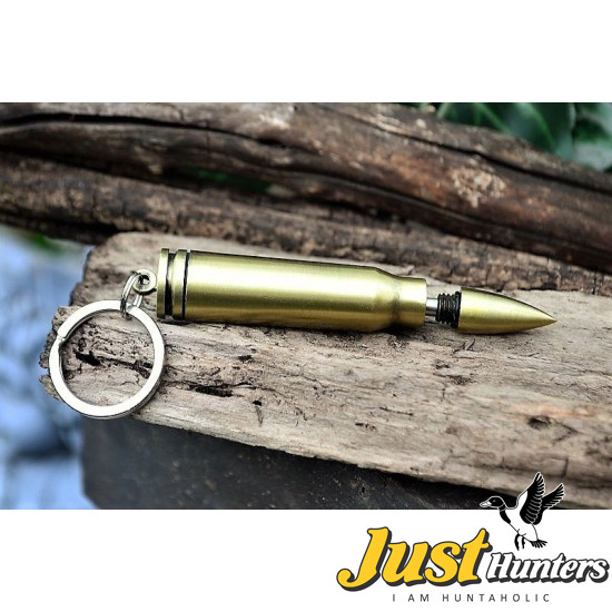 Bullet Shape Fire Starter Lighter - Camping Survival Gear Key Ring