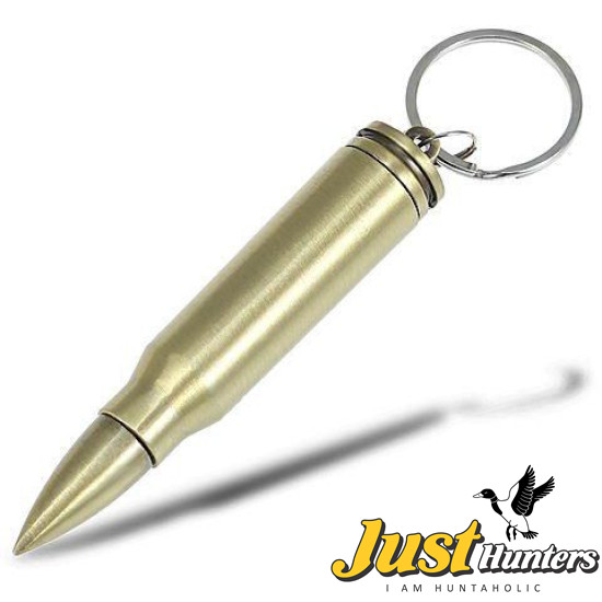 Bullet Shape Fire Starter Lighter - Camping Survival Gear Key Ring