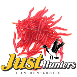 20 Pcs Soft Lure Fishing Simulation Earthworm Red Worms Artificial Fishing Lure Tackle Lifelike Fishy Smell Lures