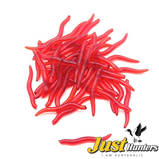 20 Pcs Soft Lure Fishing Simulation Earthworm Red Worms Artificial Fishing Lure Tackle Lifelike Fishy Smell Lures 20 Pcs Soft Lure Fishing Simulation Earthworm Red Worms Artificial Fishing Lure Tackle Lifelike Fishy Smell Lures