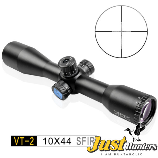 DISCOVERY OPTICS SCOPE VT-2 10X44 SF Mil Dot Reticle