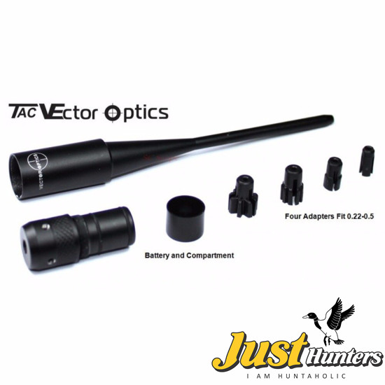 Vector Optics Laser Bore Sight Calibrator Device For any 0.22 to 0.50 Handguns Rifles Sights and Riflescopes