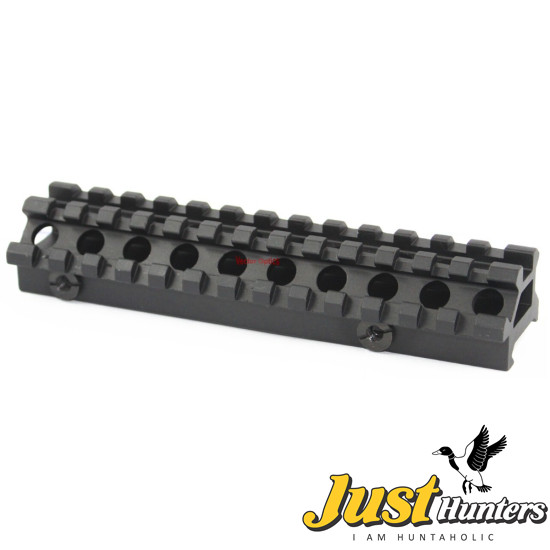 Vector Optics 13 Slots Double Rail Rise & 45 Degree Mount Base QD Picatinny Weaver Rail