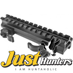 Vector Optics 13 Slots Double Rail Rise & 45 Degree Mount Base QD Picatinny Weaver Rail