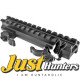 Vector Optics 13 Slots Double Rail Rise & 45 Degree Mount Base QD Picatinny Weaver Rail