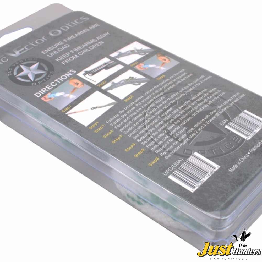 Buy Vector Optics 12 Gauge Shotgun Bore Snake Rope with Bronze Brush