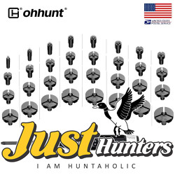 Ohhunt® Optics Bore Sight Kit Red with 32 Adapters fit 0.17 to 12GA