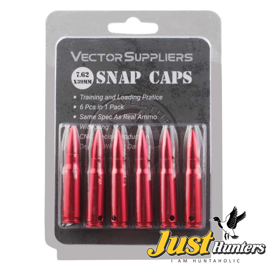 Vector Optics AK47 7.62x39mm Snap Caps Safety Training Bullet