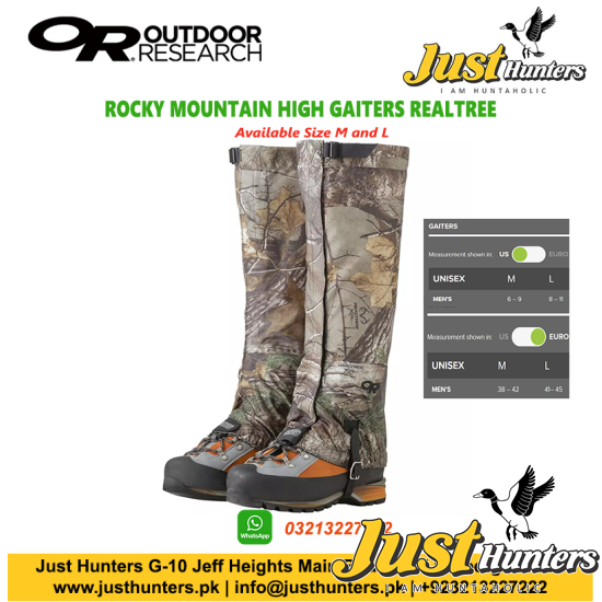 ROCKY MOUNTAIN HIGH GAITERS REALTREE