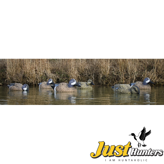 Higdon Blue Wing Teal Duck Decoys Foam Filled 6 Pc.