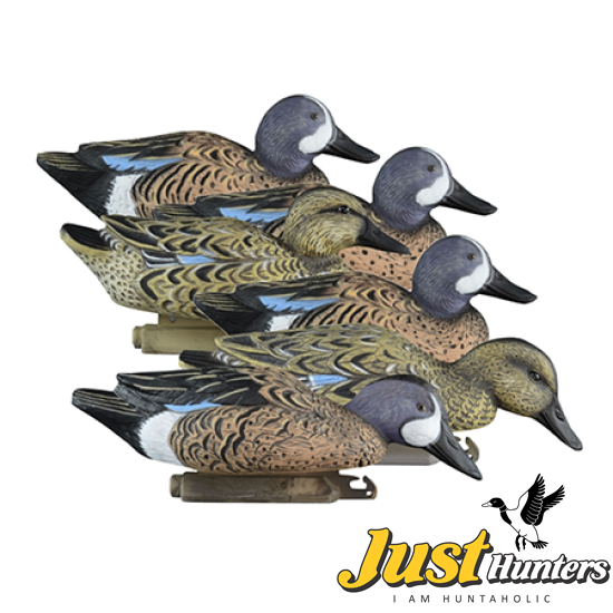 Higdon Blue Wing Teal Duck Decoys Foam Filled 6 Pc.