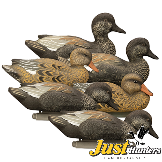 Higdon Foam Filled Gadwall Duck Decoys 6 Pc