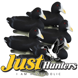 Higdon Foam Filled Coot Decoys 6 Pc