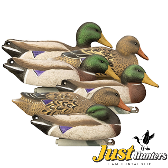 Higdon Full Size Mallard Foam Filled Duck Decoys 6 Pc