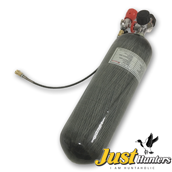 Acecare Carbon Fiber Scuba Tank 6.8 L With Valve and Filling Kit