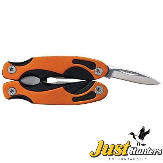 Swiss+Tech Orange 12 in 1 Precision Multitool for Camping, Auto, Outdoors, Hardware