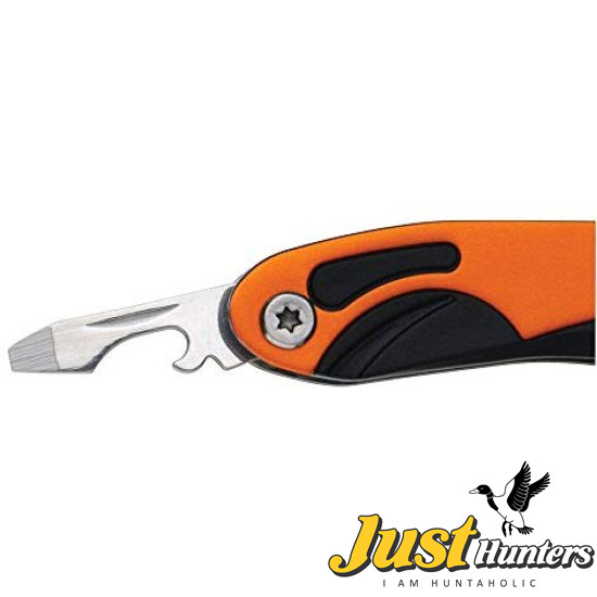 Swiss+Tech Orange 12 in 1 Precision Multitool for Camping, Auto, Outdoors, Hardware