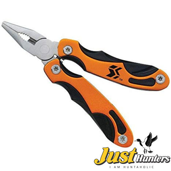 Swiss+Tech Orange 12 in 1 Precision Multitool for Camping, Auto, Outdoors, Hardware