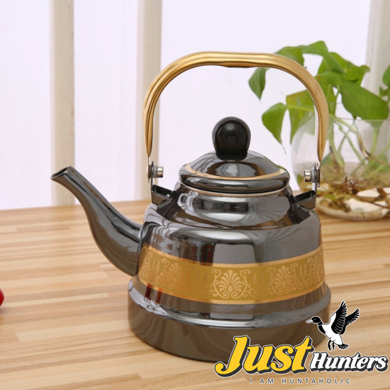 Enamel Coated Kettle for Outdoor and Camping