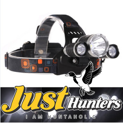 3X C-XM-L T6 4 Mode LED Headlamp 5000 Lumens