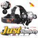 3X C-XM-L T6 4 Mode LED Headlamp 5000 Lumens