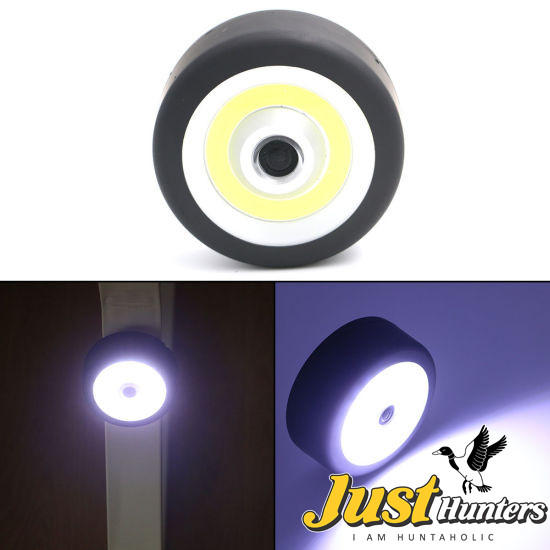 Super Mini COB LED Flashlight Round Portable
