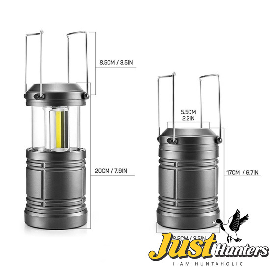 Ultra Bright LED Camping Lantern 3 W COB Portable