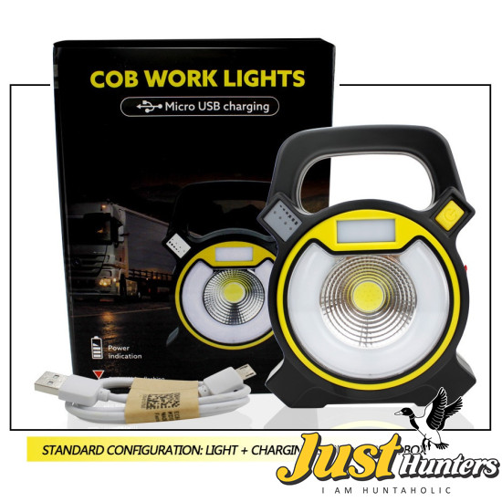 COB LED Portable Spotlight 15W Searchlight for Camping