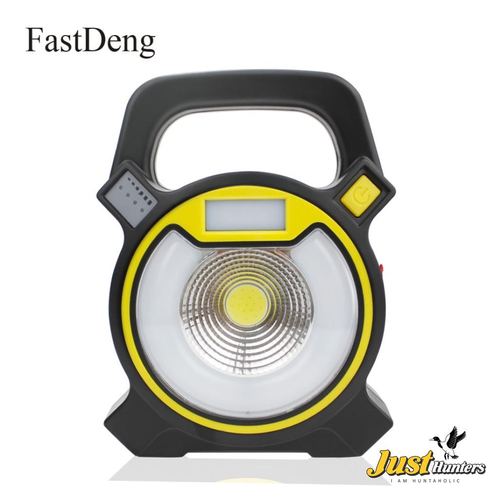 30W COB LED Portable Spotlight - USB Rechargeable Work Light