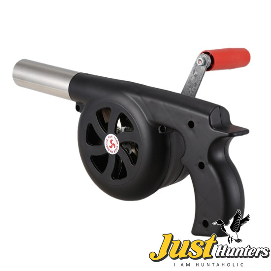 Hand Cranked Barbecue Blower BBQ Fan for Outdoor Camping